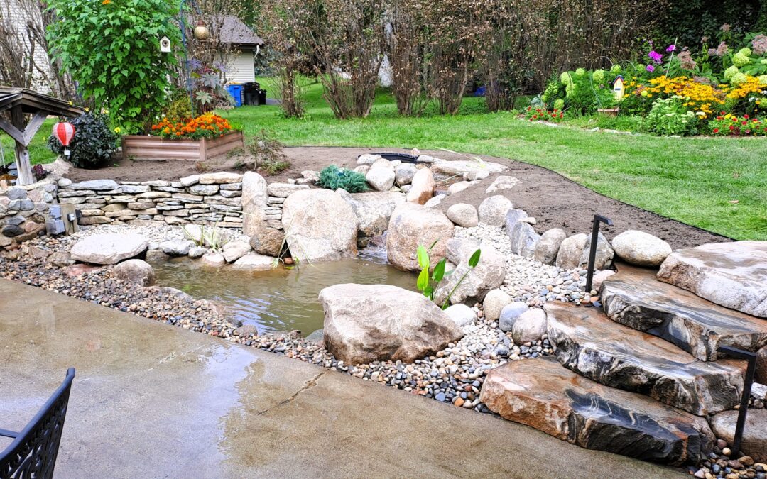 Leaking Fish Pond Renovation in St. Michael, MN