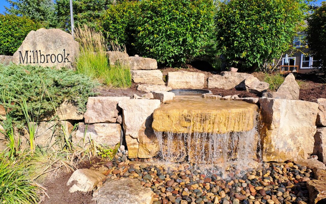 Entrance Pondless Waterfall in Millbrook, MN