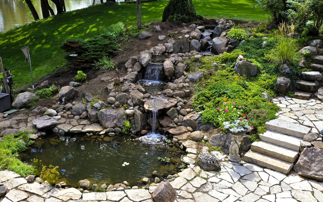 Backyard Stream Rebuild in Elk River, MN