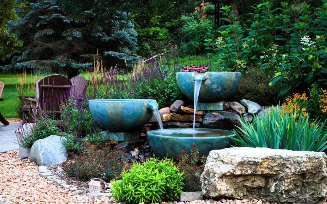 Cascade Bowl Water Feature in Hudson, WI